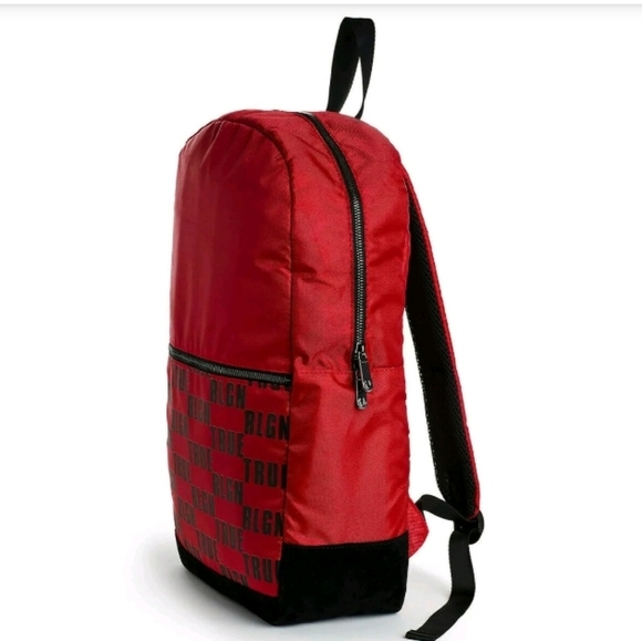 True Religion Logo Ruby Rd Block Military BackPack - Picture 2 of 3